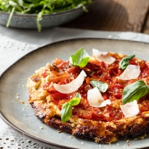 recette de la tarte Tatin de Tomates cerise au Parmesan